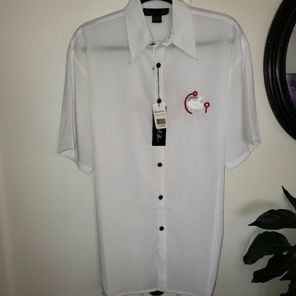 Western Max Short Sleeve Button Up Cowboy - Picture 4 of 8